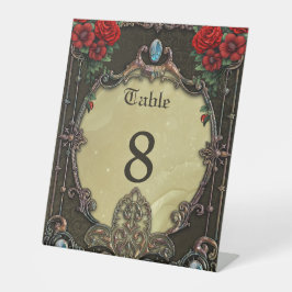 Expositor En L El marco ostenta un diseño opulento