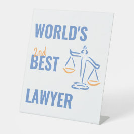 Expositor En L El mejor abogado del mundo. Idea de regalo de cole