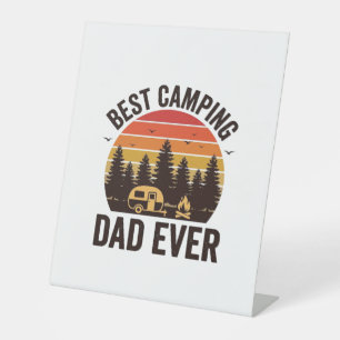 Expositor En L El mejor papá de camping de todos los tiempos Dise