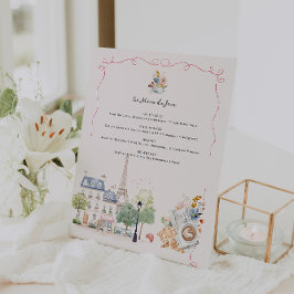 Expositor En L El Menú del Día | Café Parisino Acuarela