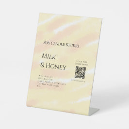 Expositor En L El negocio de las velas de miel de miel de leche a