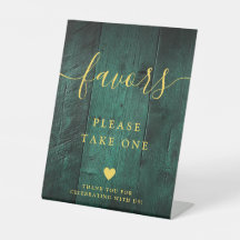 El oro verde esmeralda rústico de Boho Barn favore