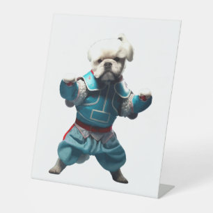 Expositor En L El perro sabe que Karate se transformó