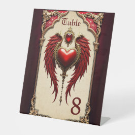 Expositor En L El romance vintage con el corazón y las alas.