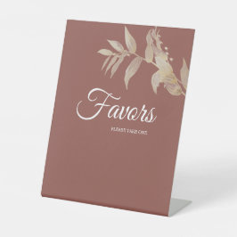 Expositor En L El Rosa del otoño favorece la boda boho