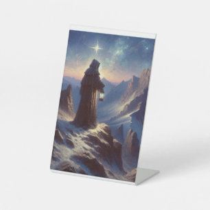Expositor En L El Rótulo de la mesa de Tarot de Hermit