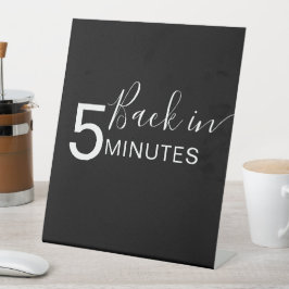 Expositor En L El Rótulo Dog Grooming vuelve en 5 minutos