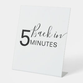 Expositor En L El Rótulo Dog Grooming vuelve en 5 minutos