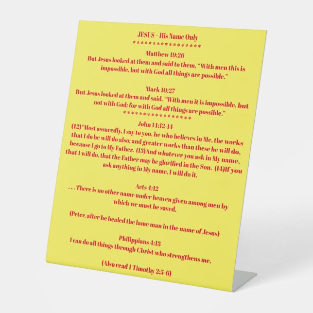 Expositor En L El significado del nombre (Anverso)