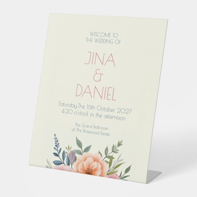 Expositor En L El sueño de Peach y Petal (Anverso)