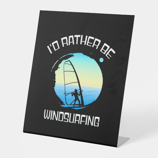 Expositor En L El Surfista Preferiría Ser Windsurf (Anverso)