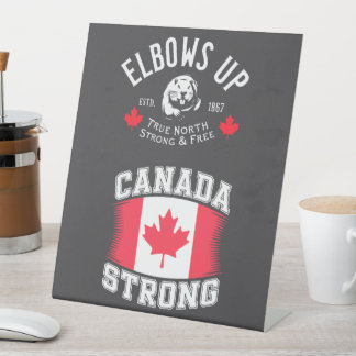 Expositor En L Elbows Up Canada Strong