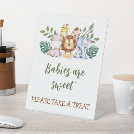 Expositor En L Elefante de bebé selva Baby Shower favorece el Rót