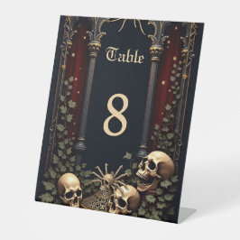 Expositor En L Elegancia gótica oscura. Impresionante arco