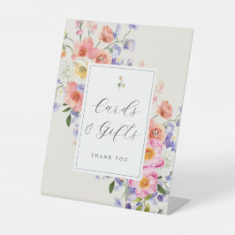 Expositor En L Elegancia Tarjetas y Regalos Florales de Boho Rosa