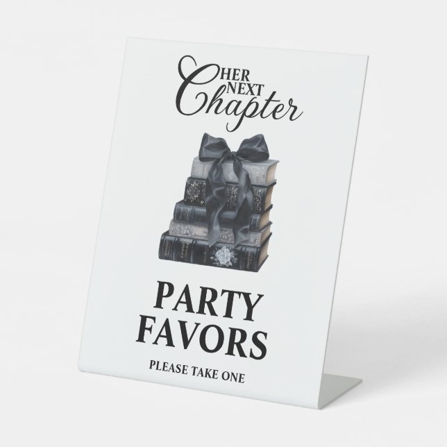 Expositor En L Elegant A New Chapter Bridal Shower Tabletop (Anverso)