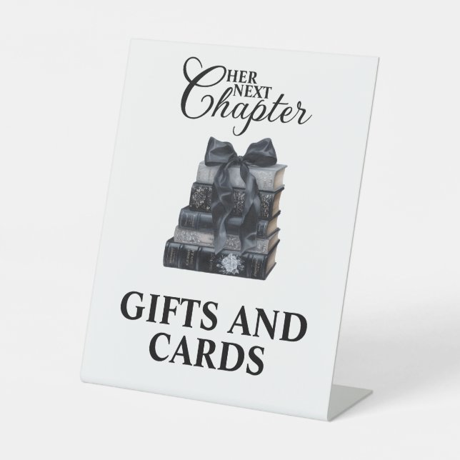 Expositor En L Elegant A New Chapter Bridal Shower Tabletop (Anverso)