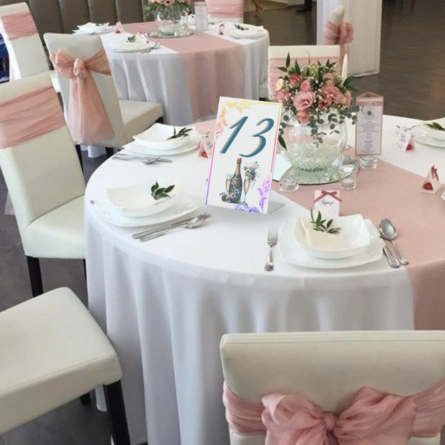 Expositor En L Elegant Gold Greenery Botanical Wedding Table Numb (Subido por el creador)