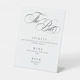 Expositor En L Elegant Minimal The Bar Sign modern 