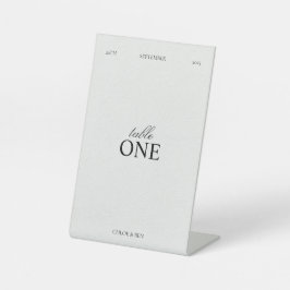 Expositor En L Elegant, Personalized Table Numbers