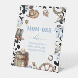 Expositor En L Elegante acuarela Pequeño vaquero madre de la duch