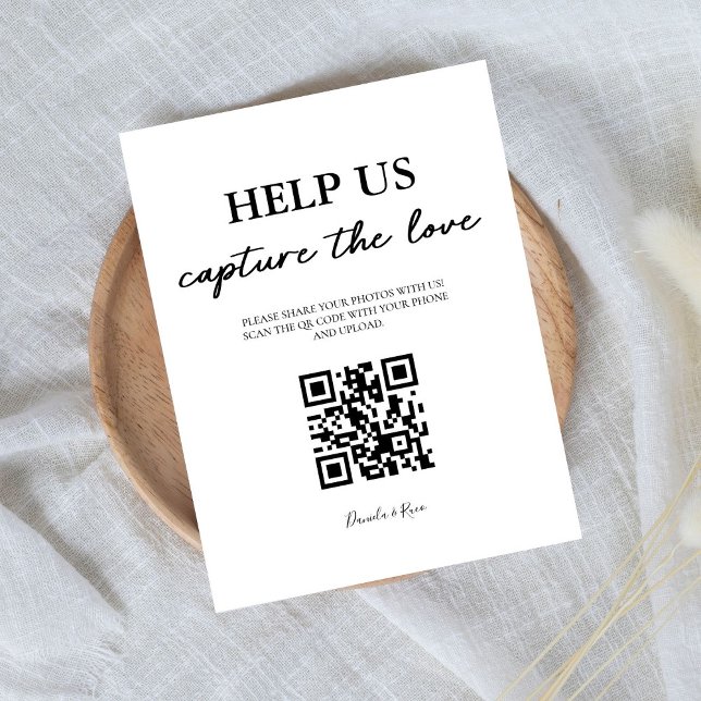 Expositor En L Elegante Ayúdanos A Capturar El Código QR De Amor (Subido por el creador)