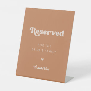 Expositor En L Elegante azúcar retro marrón reservado para la fam