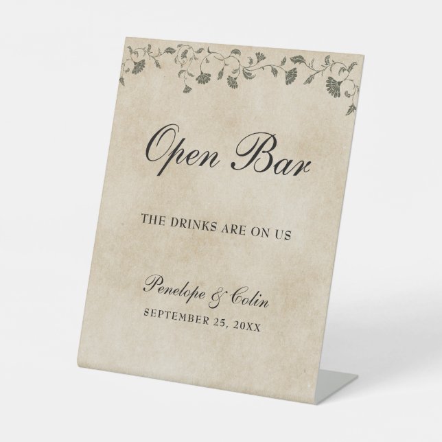 Expositor En L Elegante bar abierto de la cubierta del libro de l (Anverso)