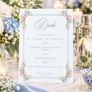 Expositor En L Elegante barra de bodas con cresta de flores silve