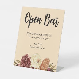 Expositor En L Elegante Boda floral de otoño