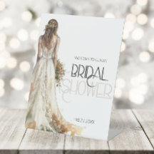 Elegante Boda Novia Gown Bridal Shower Bienvenida