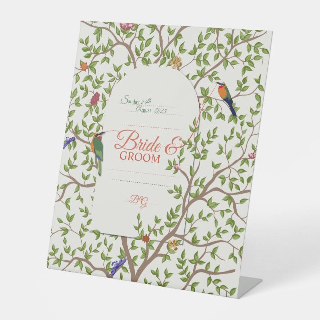 Expositor En L Elegante Botánico Pájaro (Anverso)