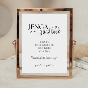 Expositor En L Elegante caligrafía Rótulo Boda del libro de huésp