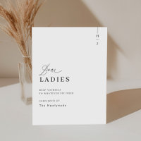 Elegante cesta de baño Boda Script