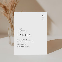 Expositor En L Elegante cesta de baño Boda Script