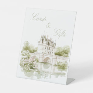 Expositor En L Elegante Chateau Romance tarjetas de novias y rega