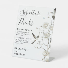 Expositor En L Elegante Chinoiserie Boda de bebidas