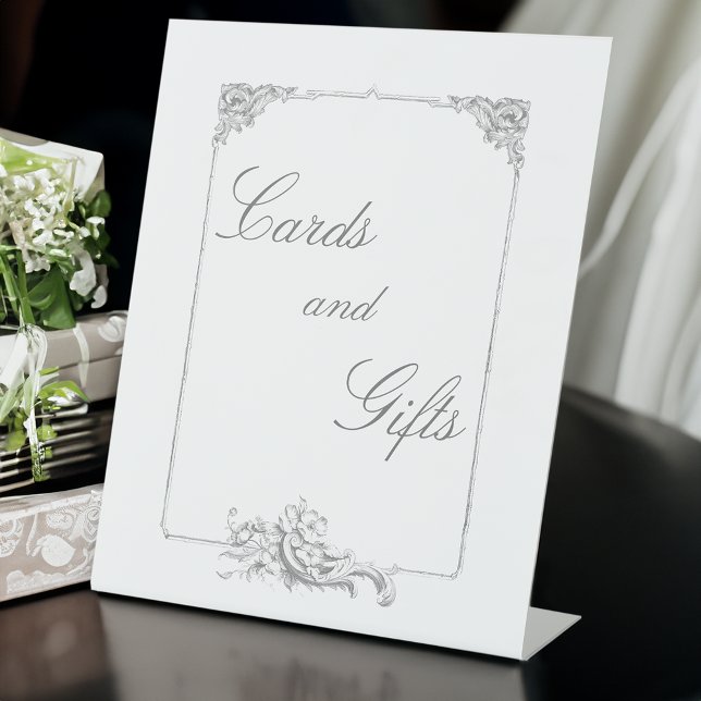 Expositor En L Elegante clásico floral rococó francés (Subido por el creador)