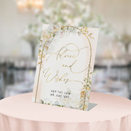 Expositor En L Elegante consejo floral y Rótulo peatonal