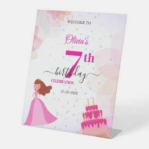 Expositor En L Elegante cumpleaños de princesa de Disney