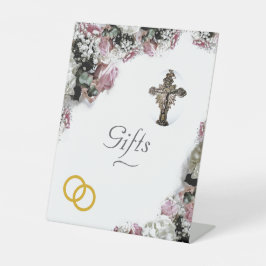 Expositor En L Elegante Ducha Bridal Católica