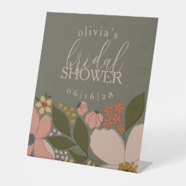 Expositor En L Elegante Floral Bridal Shower Gift