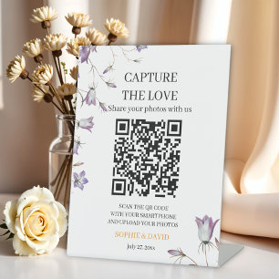 Expositor En L Elegante Floral Captura el Rótulo Boda Amor