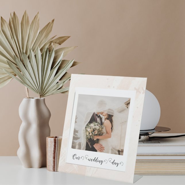 Expositor En L Elegante foto Boda personalizada (Subido por el creador)