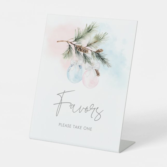 Expositor En L Elegante género invernal revela favores (Anverso)