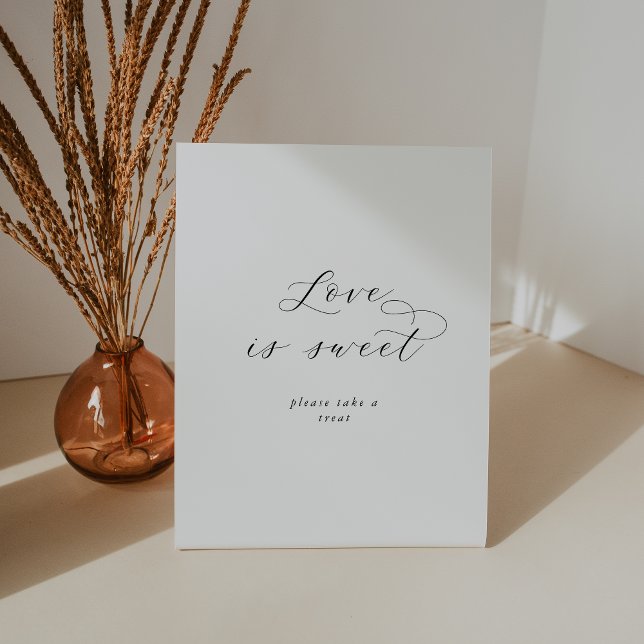 Expositor En L Elegante Guión Amor Es Rótulo Boda Dulce (Subido por el creador)