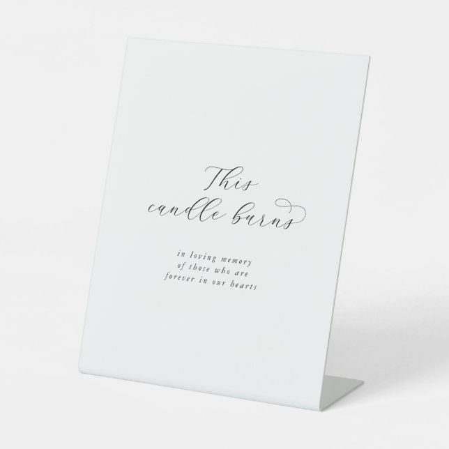 Expositor En L Elegante guión de esta vela quema monumento a los  (Anverso)