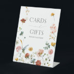 Expositor En L Elegante Jardín Flores Bridal Ducha Regalo<br><div class="desc">Diseñado para coordinar con mi elegante suite nupcial floral de flores de jardín acuáticas, este magnífico cartel de regalo de ducha de novia incluye flores de jardín de acuarela en tonos azul polvoriento, rosa, dorado, blanco y tierra quemados en naranjas. Parte de una suite coordinada. Ver suite aquí: https://www.zazzle.com/collections/floral_frame_watercolor_bridal_shower-119976971110172029 Contactar...</div>