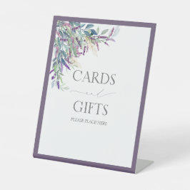Expositor En L Elegante Lavanda Floral Bridal Shower Gift