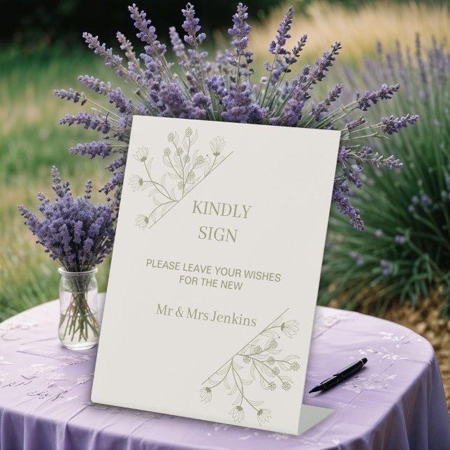 Expositor En L Elegante libro de Bodas floral "Please Rótulo" (Subido por el creador)